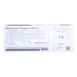 MEDUNASAL-Heparina 500 U.I. Ampollas, 10X5 ml