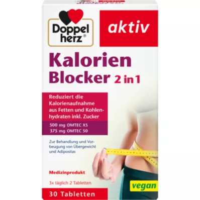 DOPPELHERZ Calorie Blocker 2en1 Tabletas, 30 pcs