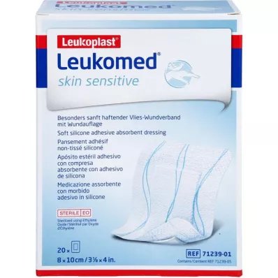 LEUKOMED piel sensible estéril 8x10 cm, 20 uds