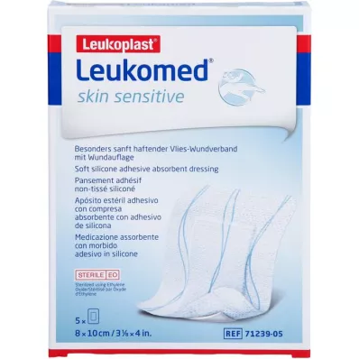 LEUKOMED piel sensible estéril 8x10 cm, 5 uds