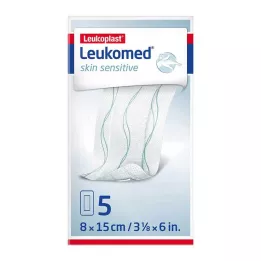 LEUKOMED piel sensible estéril 8x15 cm, 5 uds