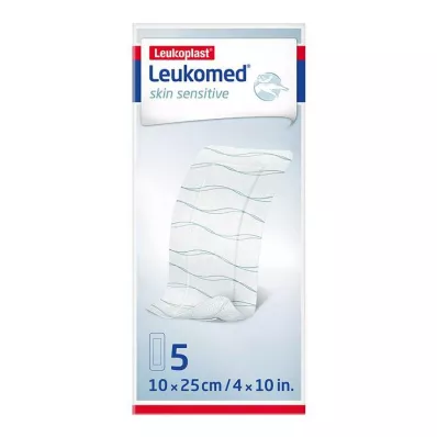 Leukomed® piel sensible 10x25 cm, 5 piezas