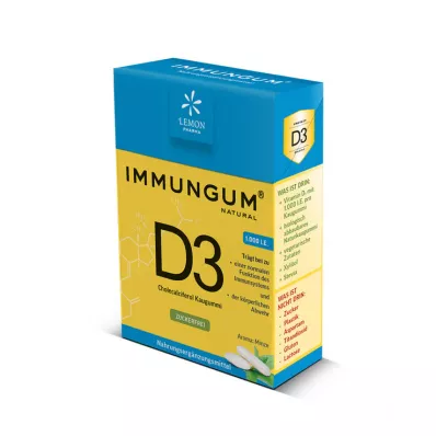 Chicle de vitamina D3 Immungum, 28 g