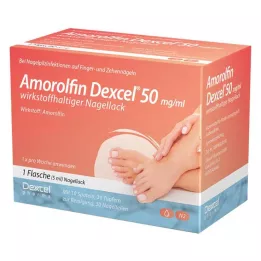 AMOROLFIN Dexcel 50 mg/ml esmalte de uñas con sustancia activa, 5 ml