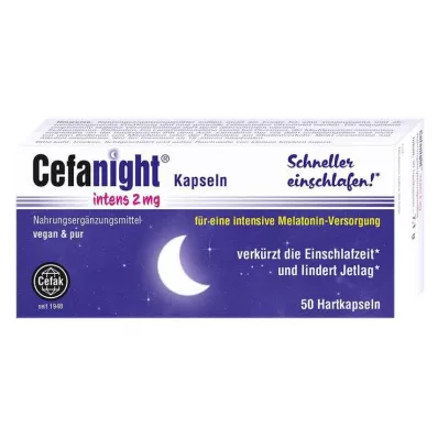 CEFANIGHT cápsulas duras intensivas de 2 mg, 50 unidades