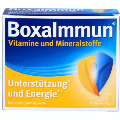 BOXAIMMUN Sobres de vitaminas y minerales, 12X6 g