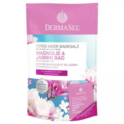 DERMASEL Sales de baño del Mar Muerto Magnolia &amp; Jazmín, 1 p