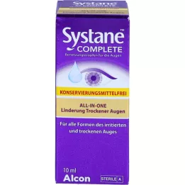 SYSTANE COMPLETE Solución lubricante ocular sin conservante, 10 ml