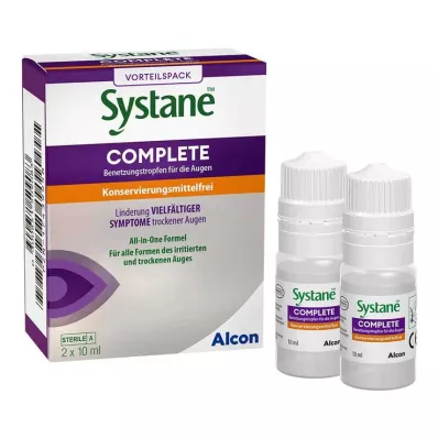Systane® COMPLETE sin conservantes, 2X10 ml