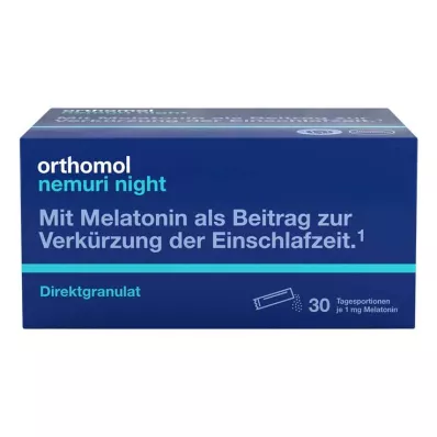 ORTHOMOL nemuri noche directo gránulos, 30 uds