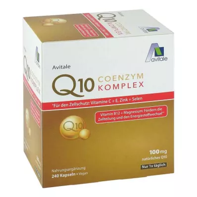 COENZYM Q10 100 mg Cápsulas+Vitaminas+Minerales, 240 uds