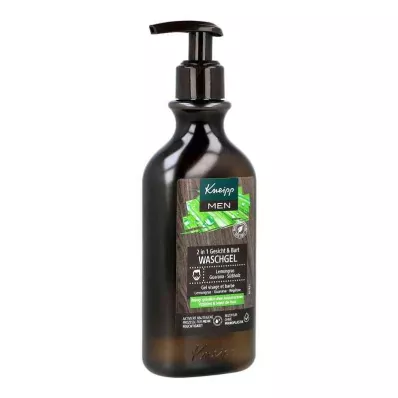 Kneipp Men 2in1 Face&amp;Gel limpiador para barba (250 ml)