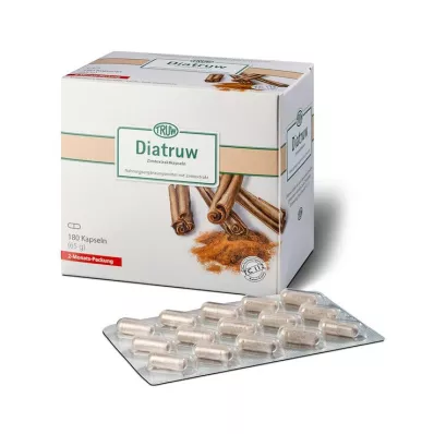 Cápsulas de extracto de canela Diatruw, 180 piezas