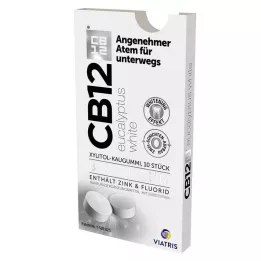CB12 boost Chicle blanco eucalipto, 10 uds