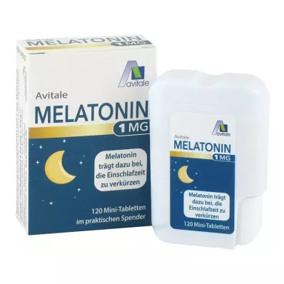 Melatonina 1 mg mini tabletas en dispensador, 120 st