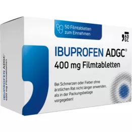 IBUPROFEN ADGC 400 mg comprimidos recubiertos con película, 50 uds