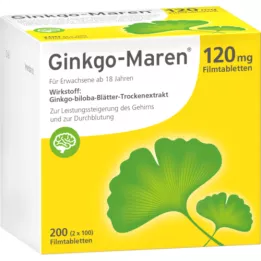 GINKGO-MAREN 120 mg comprimidos recubiertos con película, 200 uds