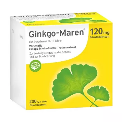 Ginkgo-Maren 120 mg tabletas recubiertas de película, 200 st