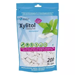 MIRADENT Recambio de chicle de xilitol y menta, 200 uds