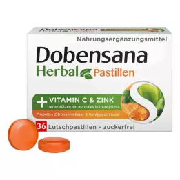 DOBENSANA Pasta de Miel de Hierbas Vit.C &amp; Pasta de Zinc, 36 uds