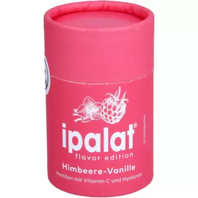 IPALAT Pastillas sabor frambuesa vainilla, 40 uds