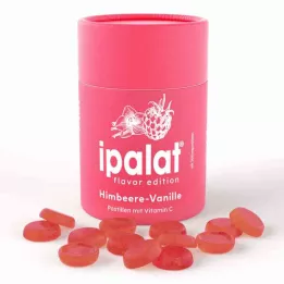 IPALAT Pastillas sabor frambuesa vainilla, 40 uds