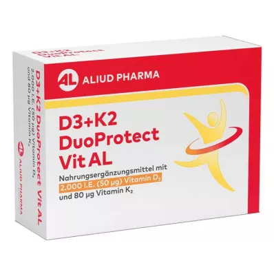 D3+K2 DuoProtect Vit AL 2000 I.E./80 µg Cápsulas, 30 uds