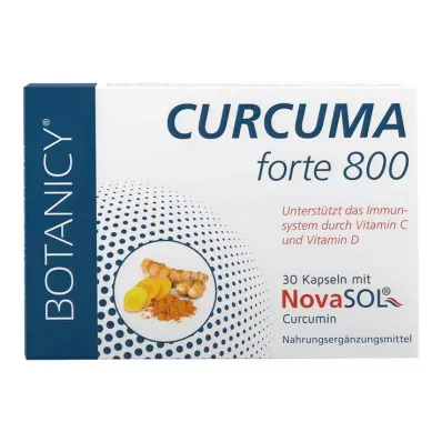 CURCUMA FORTE 800 con Cápsulas de Curcumina NovaSol, 30 uds