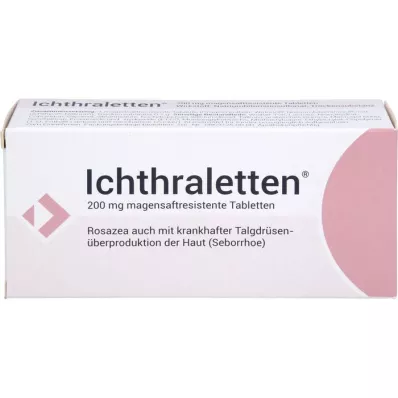 ICHTHRALETTEN 200 mg comprimidos con cubierta entérica, 84 uds