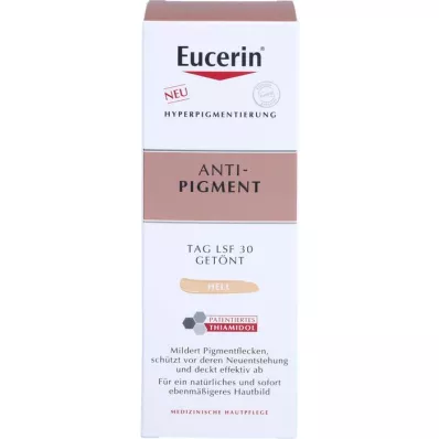 EUCERIN Antipigmentante de día con color claro LSF 30, 50 ml