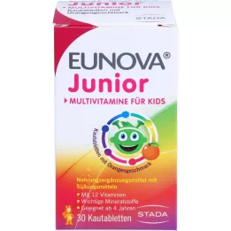 EUNOVA Comprimidos masticables Junior sabor naranja, 30 uds