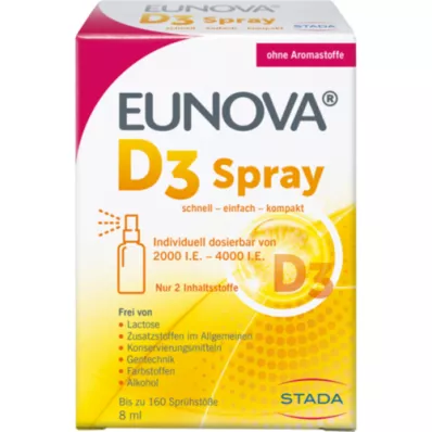 EUNOVA Vitamina D3 Spray, 8 ml