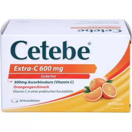 CETEBE Extra-C 600 mg Comprimidos Masticables, 60 uds