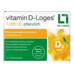 VITAMIN D-LOGES 7.000 U.I. depósito semanal de hierbas, 30 piezas