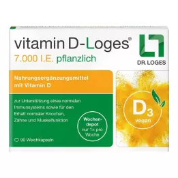VITAMIN D-LOGES 7.000 U.I. depósito semanal de hierbas, 90 piezas