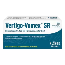 VERTIGO-VOMEX SR Cápsulas de liberación lenta, 30 unidades