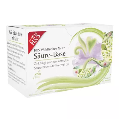 H&amp;S ácido-base con bolsa filtrante de zinc, 20X2,0 g