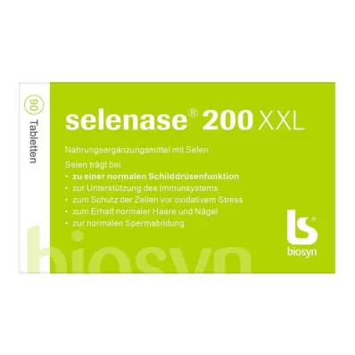 Selenase 200 XXL tabletas, 90 st