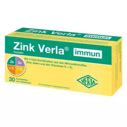 ZINK VERLA tabletas masticables inmunológicas, 30 unidades