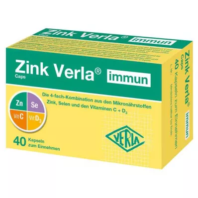 Cápsulas inmunes de zinc Verla, 40 st