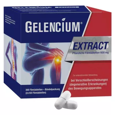 GELENCIUM® EXTRACT Tabletas recubiertas de película vegetal, 2x150 st