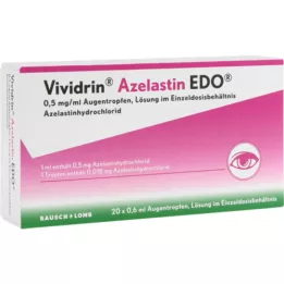 VIVIDRIN Azelastina EDO 0,5 mg/ml Augentr.Lsg.i.EDP, 20X0,6 ml