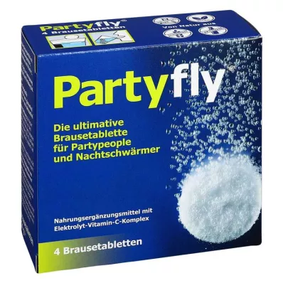 PARTYFLY Comprimidos efervescentes, 4 uds