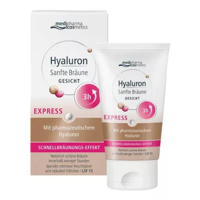 Crema facial Hyaluronic Gentle Tan Express, 30 ml