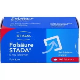 FOLSÄURE STADA 5 mg comprimidos, 100 uds