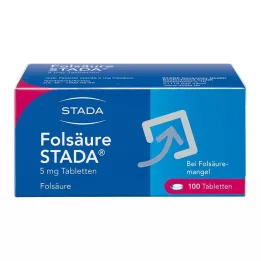 FOLSÄURE STADA 5 mg comprimidos, 100 uds