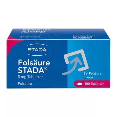 Ácido fólico STADA® tabletas de 5 mg, 100 piezas