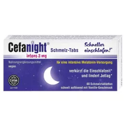 CEFANIGHT intensivo 2 mg esmalte pestañas, 60 uds