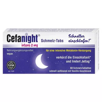 Cefanight Intens 2 mg tabletas de fusión, 60 PCS