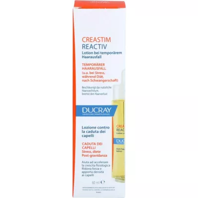 DUCRAY CREASTIM REACTIV Loción b.temp.caída cabello, 60 ml